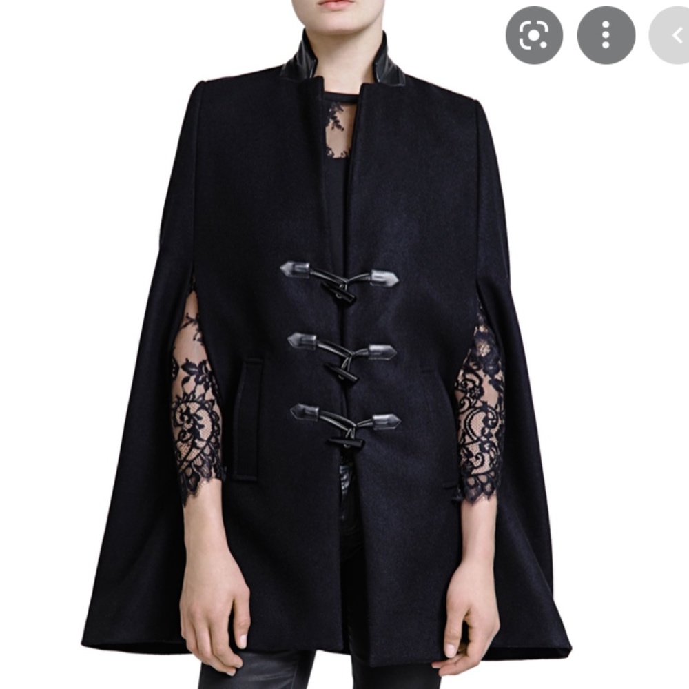 NWT The Kooples Harrington Cape - Size 2 / XS